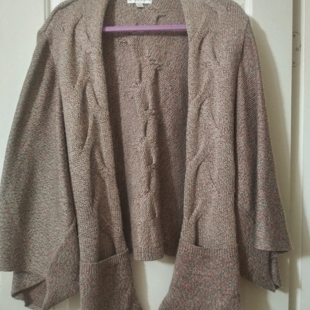 Rose/neutral colored Oversized Cardi